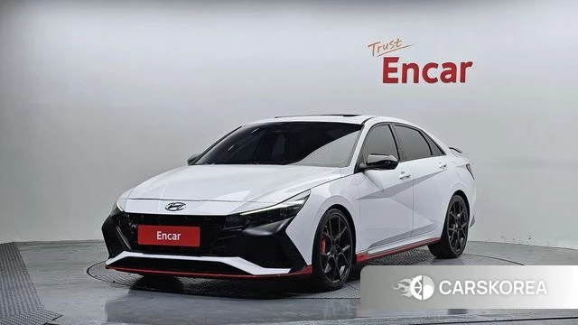 Hyundai Avante (CN7) 2022 Белый из Кореи