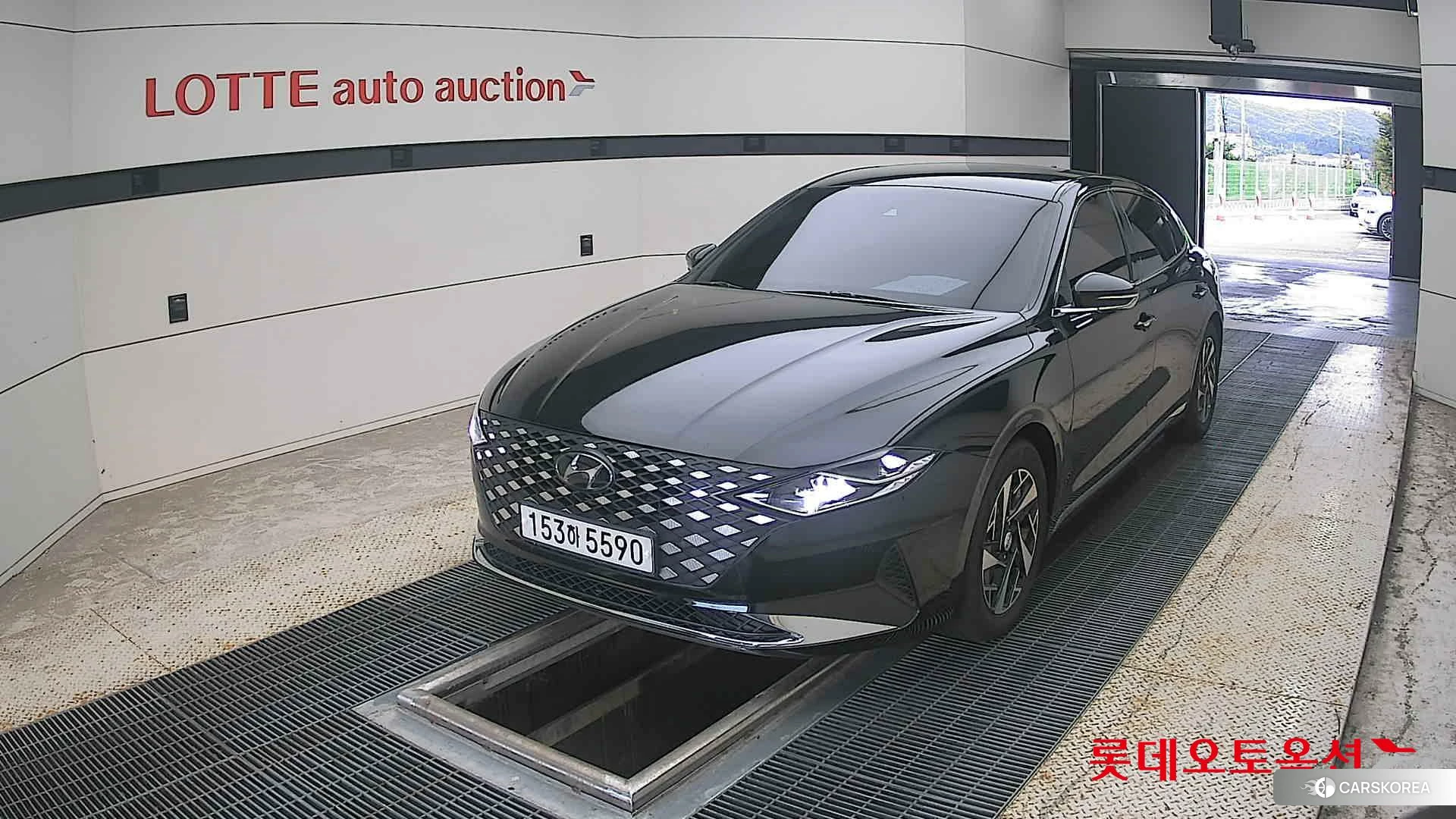 Hyundai Grandeur Hybrid 2021 Midnight Black из Кореи