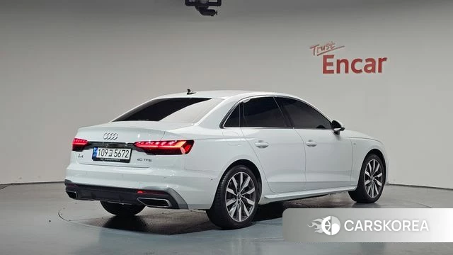 Audi A4 (B9) 2023 Белый из Кореи