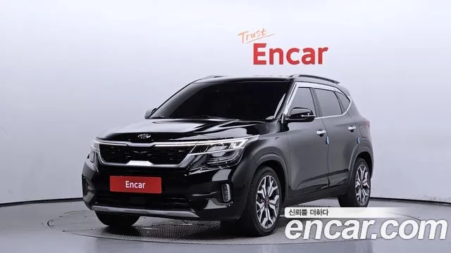 Kia Seltos 2020 Черный из Кореи