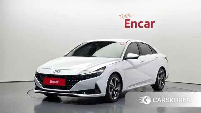 Hyundai Avante (CN7) 2020 Белый из Кореи