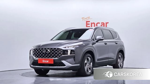 Hyundai The New Santa Fe 2022 Серый из Кореи