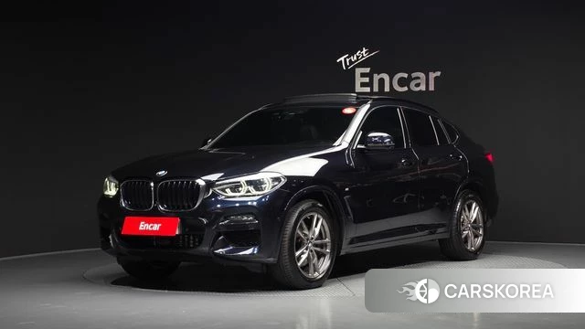 BMW X4 (G02) 2021 Черный из Кореи