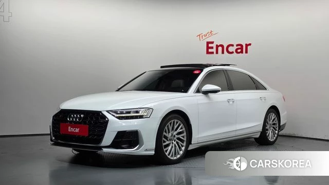 Audi A8 (D5) 2018 Белый из Кореи