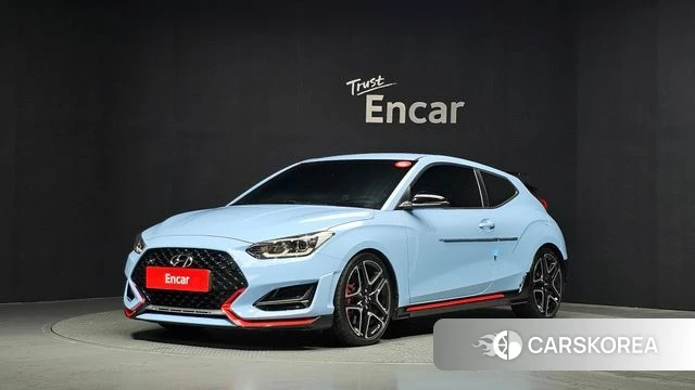 Hyundai Veloster (JS) 2020 Небесно-голубой из Кореи