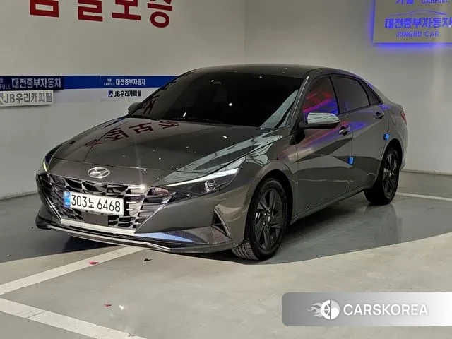 Hyundai Avante Hybrid (CN7) 2021 Серый из Кореи