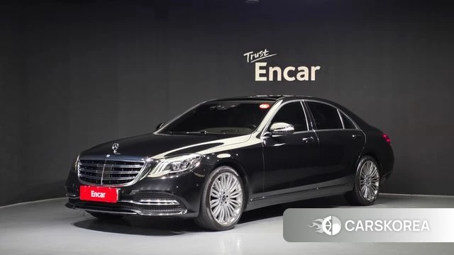 Mercedes-Benz S-Class W222 2018 Черный из Кореи
