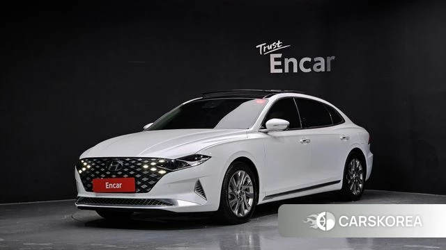 Hyundai The New Grandeur IG Hybrid 2021 Белый из Кореи