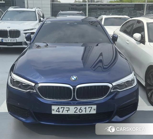 BMW 5 Series (G30) 2019 Синий из Кореи