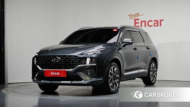 Hyundai The New Santa Fe 2021 Серый из Кореи