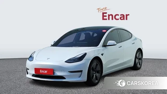 Tesla Model 3 2022 Белый из Кореи
