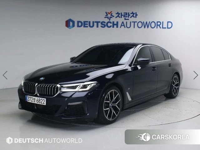 BMW 5 Series (G30) 2022 Черный из Кореи