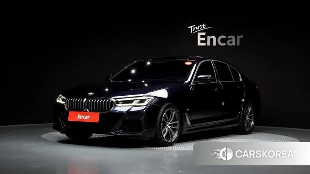 BMW 5 Series (G30) 2023 Синий из Кореи