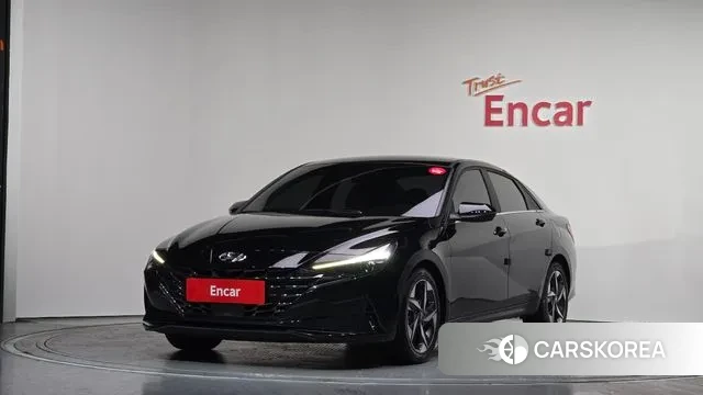 Hyundai Avante (CN7) 2023 Черный из Кореи