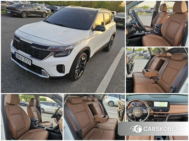 Kia The New Seltos 2023 Белый двухцветный из Кореи