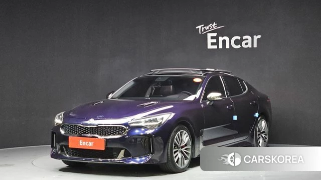 Kia Stinger 2018 Синий из Кореи