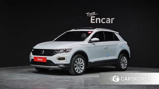 Volkswagen T-Roc 2021 Белый из Кореи