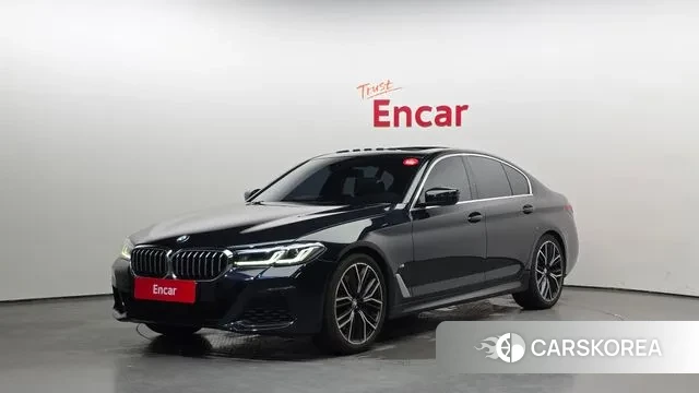 BMW 5 Series (G30) 2021 Синий из Кореи