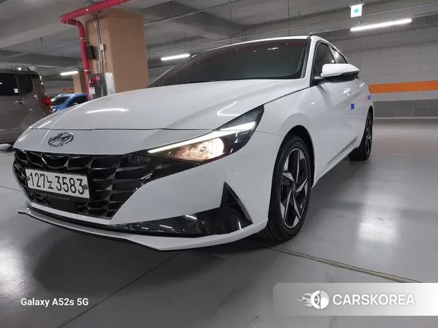 Hyundai Avante (CN7) 2020 Белый из Кореи