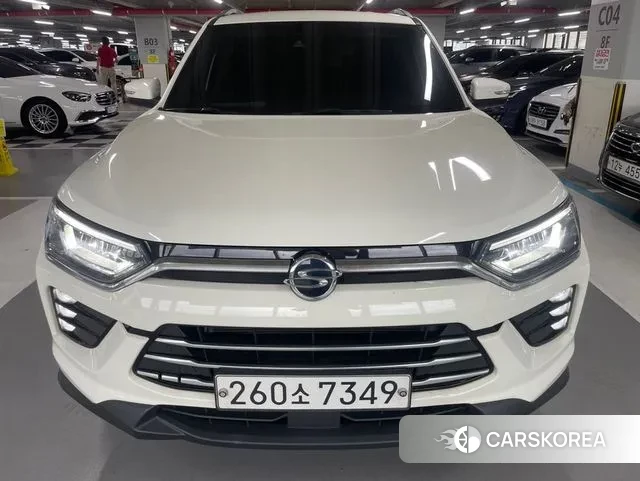 Ssangyong Beautiful Korando 2019 Белый из Кореи