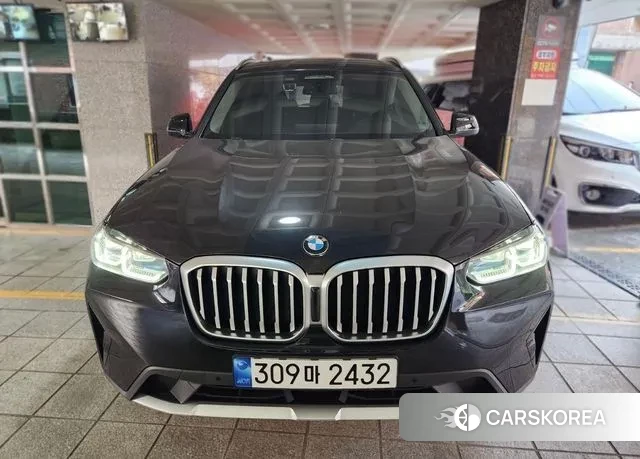 BMW X3 (G01) 2022 Черный из Кореи