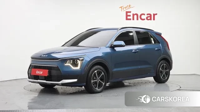 Kia Di Ol Nu Niro 2022 Синий из Кореи