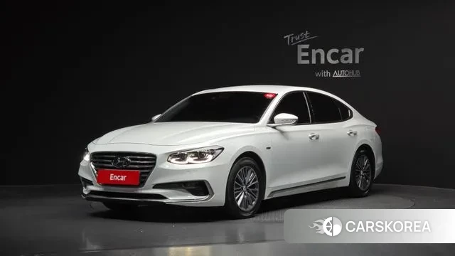 Hyundai Grandeur IG Hybrid 2018 Белый из Кореи
