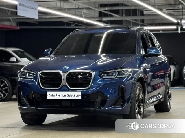 BMW iX3 2023 Синий из Кореи