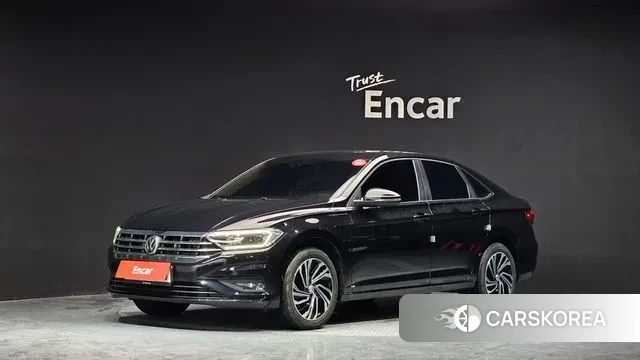 Volkswagen 7th Generation of Jetta 2020 Черный из Кореи