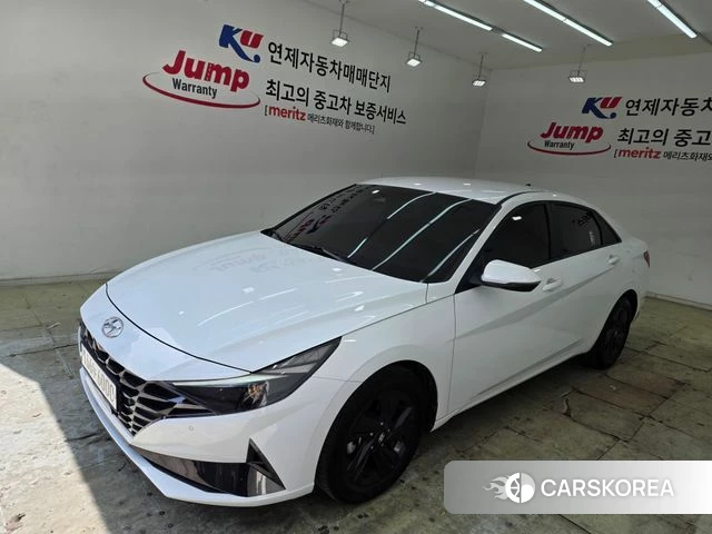 Hyundai Avante (CN7) 2022 Белый из Кореи