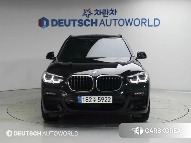 BMW X3 (G01) 2021 Черный из Кореи