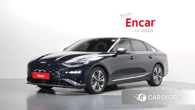 Kia K8 Hybrid 2021 Синий из Кореи