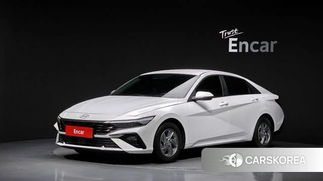 Hyundai The New Avante (CN7) 2023 Белый из Кореи