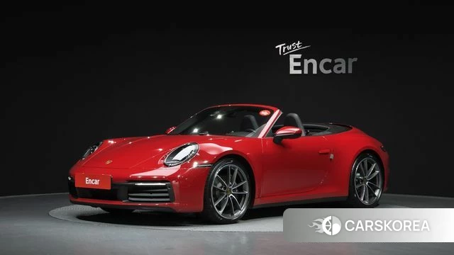 Porsche 911(992) 2020 Красный из Кореи