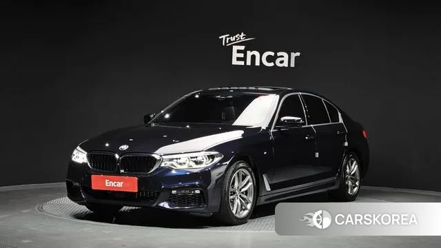 BMW 5 Series (G30) 2018 Синий из Кореи