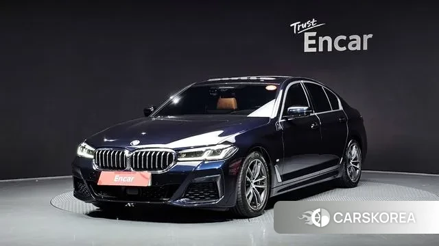 BMW 5 Series (G30) 2021 Черный из Кореи