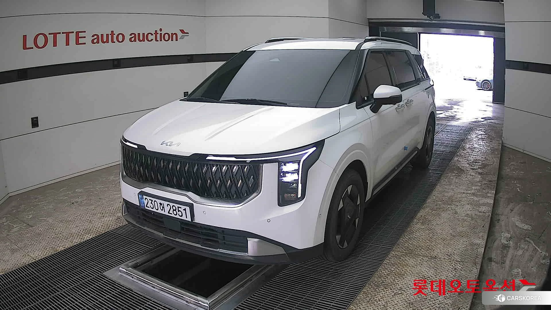 Kia Carnival Hybrid 2025 Snow White Pearl из Кореи