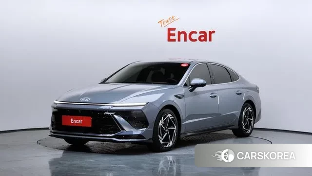 Hyundai Sonata D Edge Hybrid (DN8) 2024 Светло-серебряный цвет из Кореи