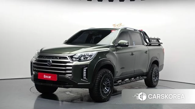 Ssangyong The New Rexton Sports Cannes 2022 Темно-зеленый из Кореи
