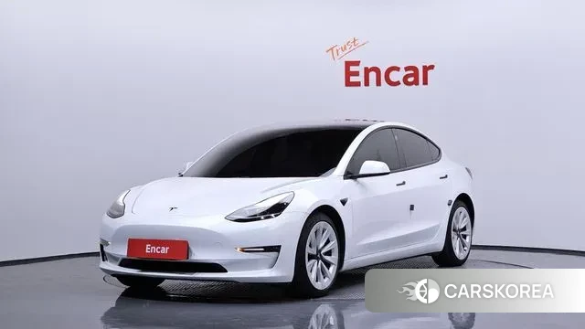 Tesla Model 3 2021 Белый из Кореи