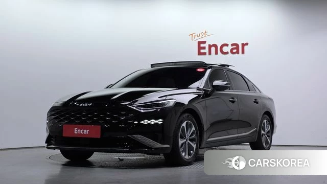 Kia K8 Hybrid 2023 Черный из Кореи