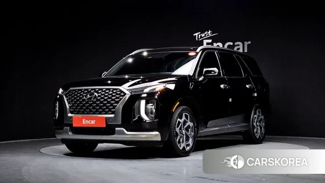Hyundai Palisade 2022 Черный из Кореи