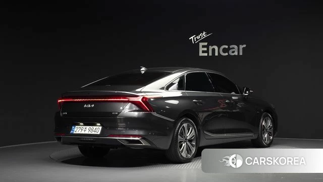 Kia K8 Hybrid 2022 Серый из Кореи