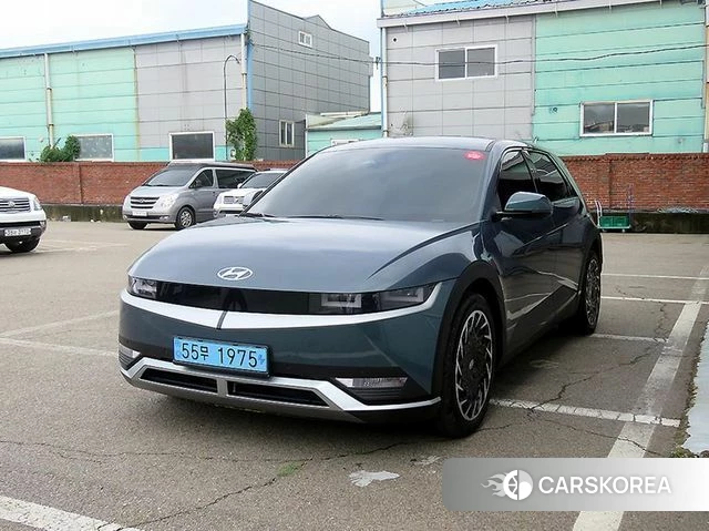 Hyundai Ionic 5 2024 Небесно-голубой из Кореи
