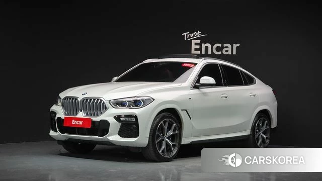 BMW X6 (G06) 2021 Белый из Кореи