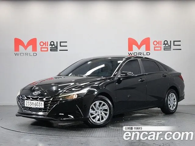 Hyundai Avante (CN7) 2020 Черный из Кореи