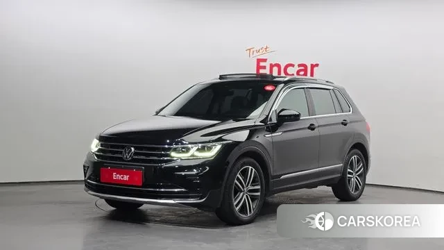 Volkswagen Tiguan second Generation 2023 Черный из Кореи