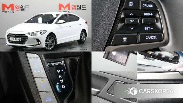 Hyundai Avante AD 2018 Белый из Кореи