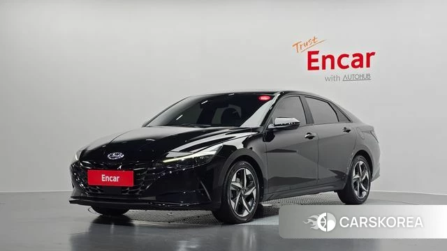 Hyundai Avante (CN7) 2022 Черный из Кореи