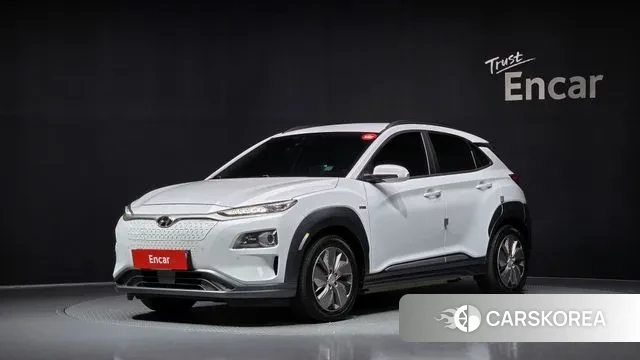 Hyundai Kona Electric 2018 Белый из Кореи